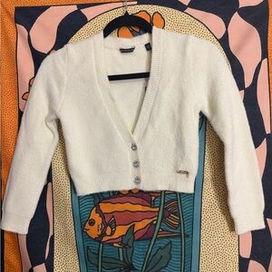 Guess Cropped Cardigan